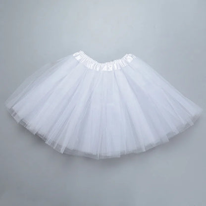 Girls’ Tulle Tutu Skirt – 3-Layer Ballet Mini Skirt for Dance, Birthday Party, Princess Dress 2-8Y