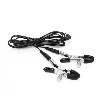 Electric Nipple Clamps and Stimulation Clips - Adult Sensory Play Accessories for Couples and Intimate Use