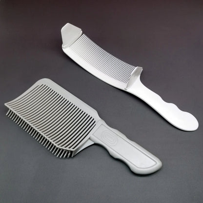 Barber Hair Comb Kit 1/2/3pcs – Flat Top & Fade Styling Comb for Men’s Haircuts
