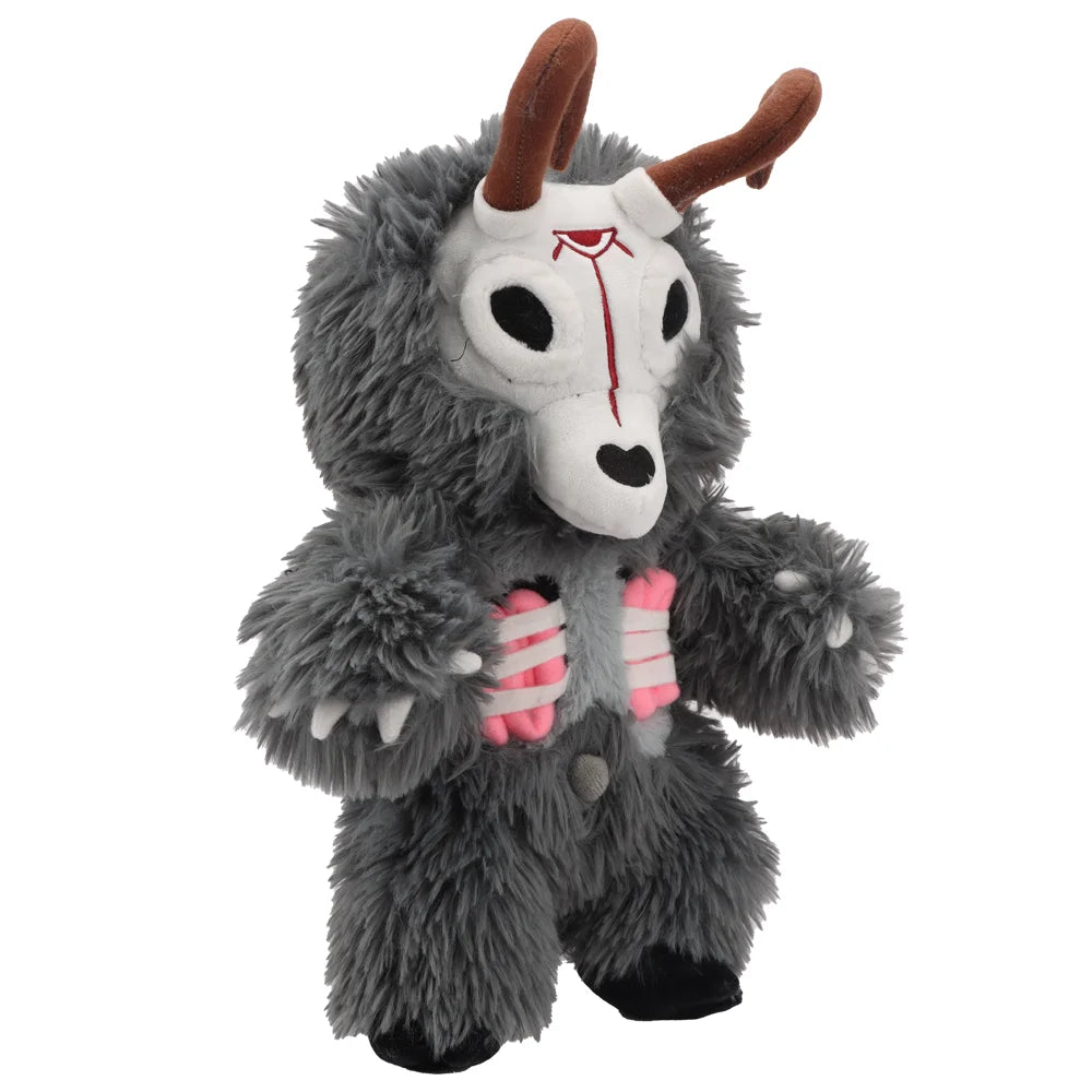BIGEARDOG Kawaii Wendigo Zombie Deer Plush Toy — Stuffed Cartoon Wendigo, Birthday & Halloween Gift, Creative Room Decor