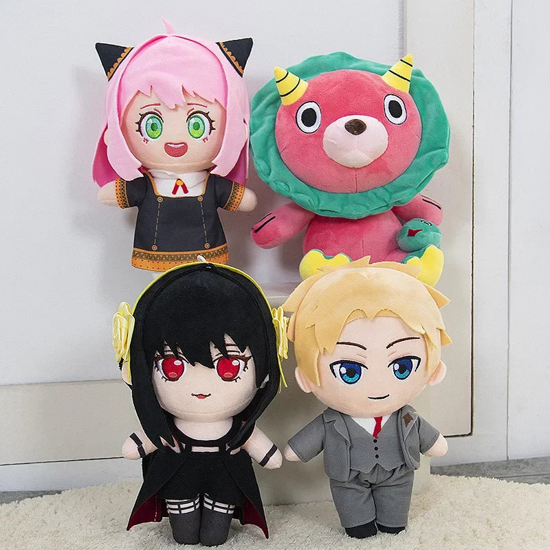 20cm Anya Forger Plush Doll — Spy X Family Anime Soft Stuffed Toy | Cute Peluche Cosplay Prop & Home Decor Gift for Kids and Fans