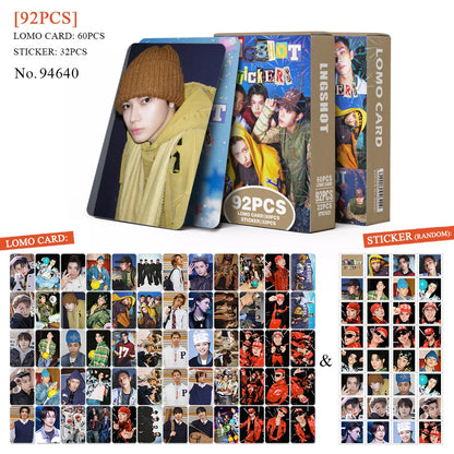 92PCS LNGSHOT Idol Lomo Cards - SHOT CALLERS Album Photo Collection Fan Gift Set