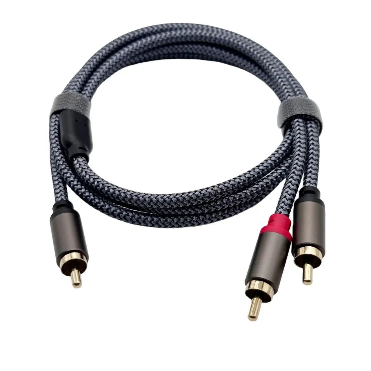 RCA Splitter Audio Cable 1 to 2 Male to Female – 0.3m/0.5m/3m Short RCA Adapter Cord for TV, DVD, CD, Subwoofer & Amplifier Speakers