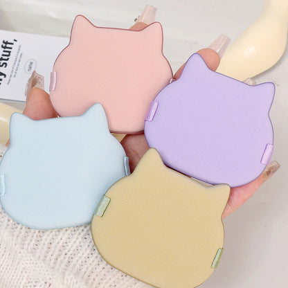 1-4PCS Cat Air Cushion Powder Puffs – Double-Sided Wet & Dry Foundation and Concealer Makeup Sponges