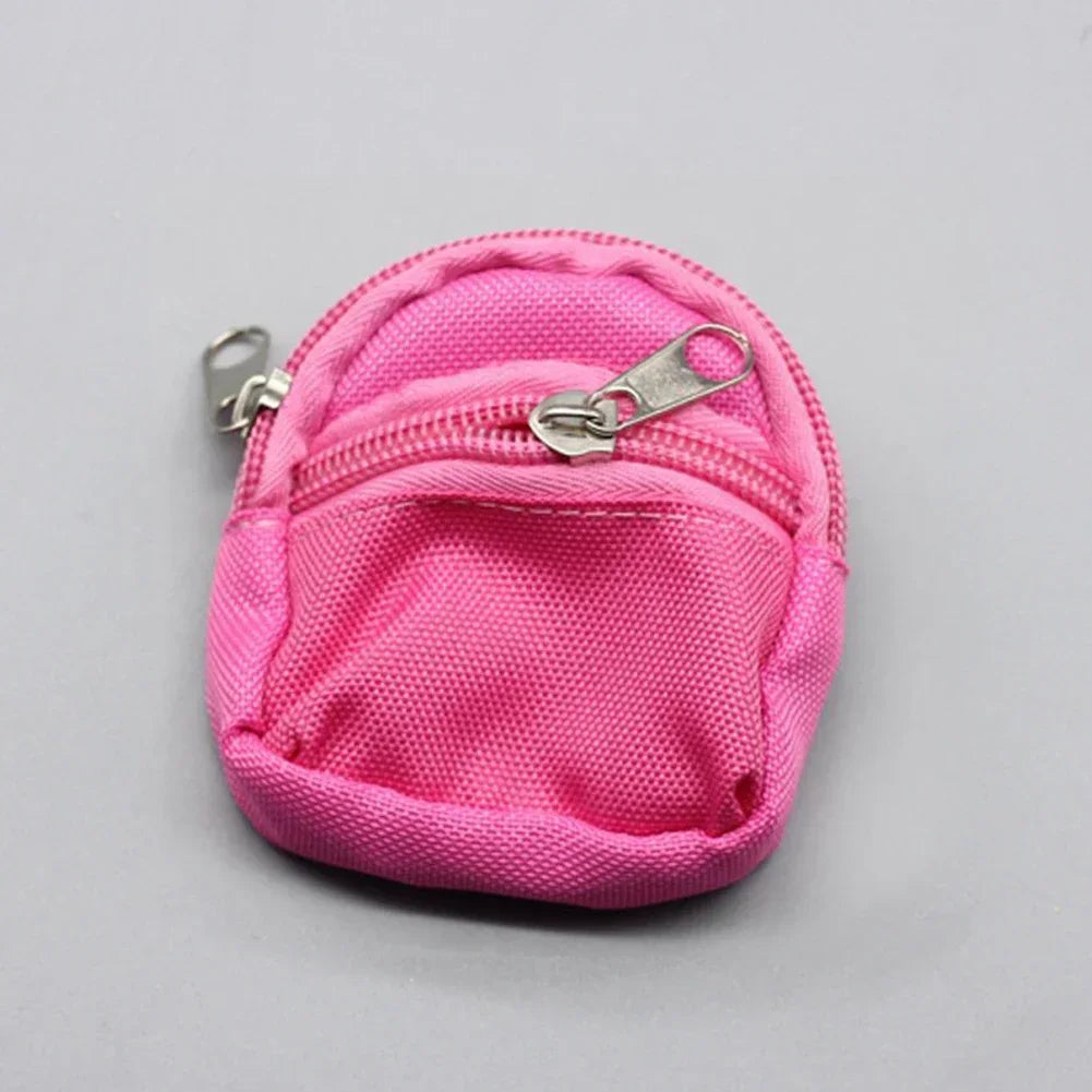 Labubu Doll Accessories Set – Cute Transparent Pet Backpack for 15/17cm Labubu Dolls