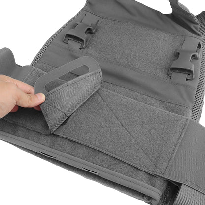 FCPC Tactical Vest Ferro – Lightweight Folding Airsoft Plate Carrier with Breathable Design, Portable Hunting Mag Pouch & Army Equipment