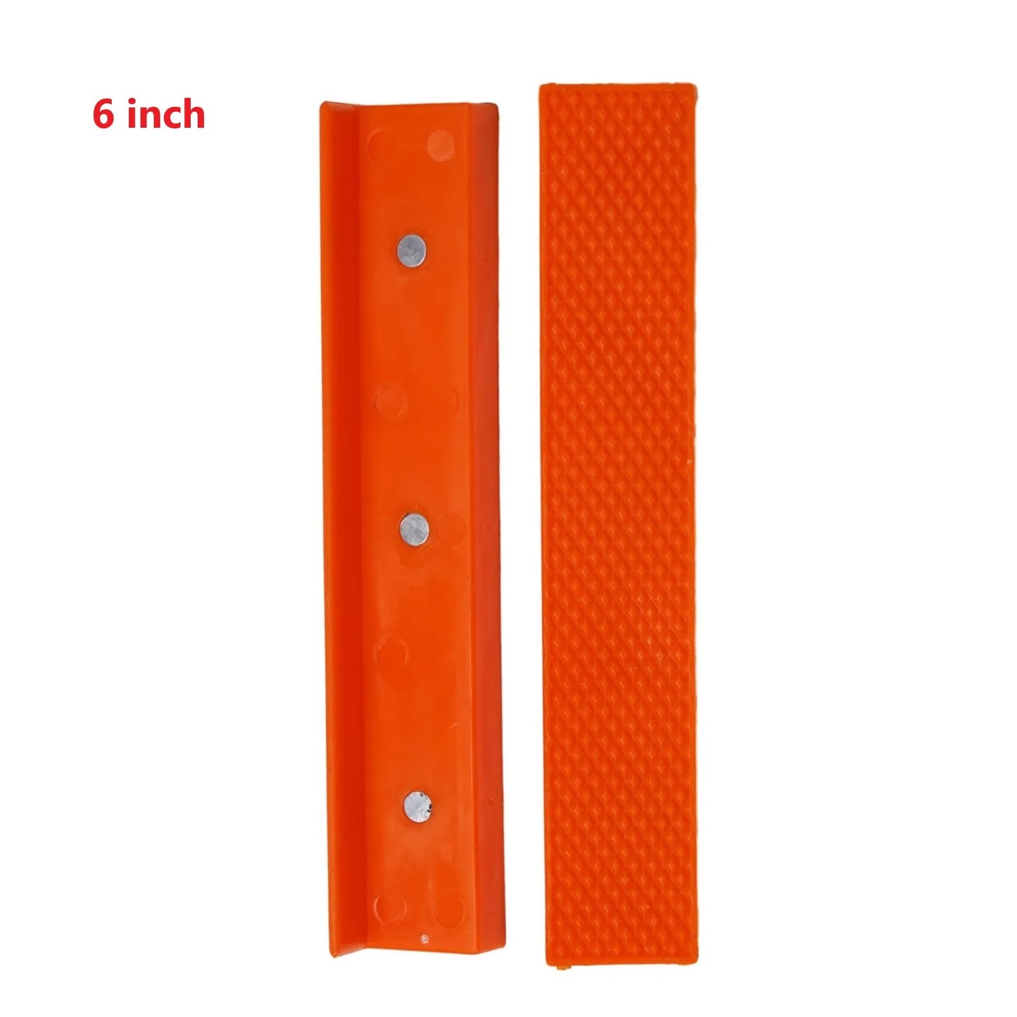 2PCS Magnetic Soft Jaw Pads – 4/5/6 Inch Rubber Pads for Metal Vise Bench Machine Tools