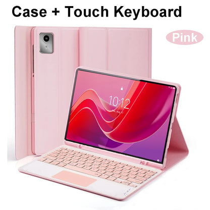 Lenovo Tab M11 11" Case with Bluetooth Keyboard – Smart Stand Cover for Xiaoxin Pad 2024/2025