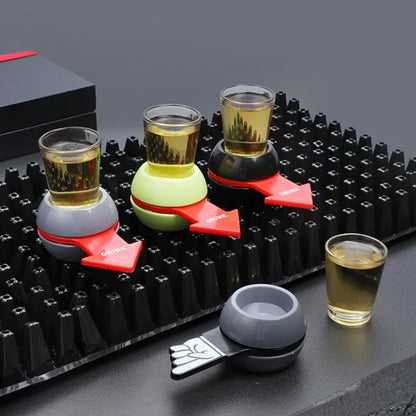 Alcoholic Penalty Turntable Game — Russian Roulette Drinking Toy, Bar Entertainment & Party Booster Props 2023