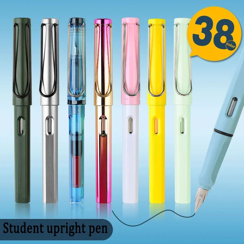 Luxury Calligraphy Fountain Pen - Premium Ink Cartridge Writing Tool for Office, School & Creative Lettering