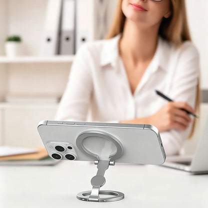 Double-Sided Magnetic Phone Ring Holder - 360° Rotatable Ultra-Thin Glitter Grip Stand