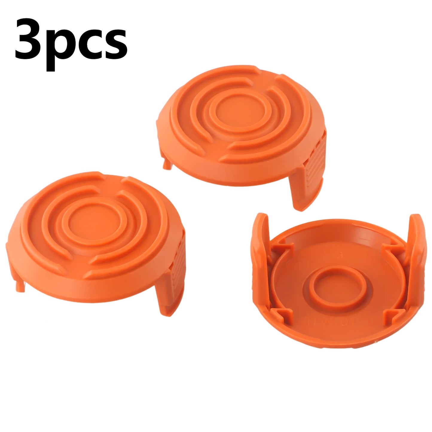 3-Piece String Trimmer Spool Cap Cover - Replacement Parts for WORX WG150-WG156 Models