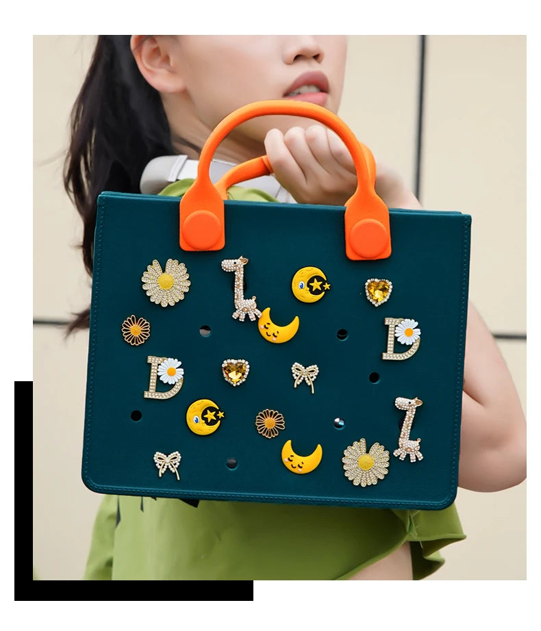EVA Large Leather Shoulder Bag – Waterproof Casual Tote for Women, Beach Bag & Fashion Storage Handbag