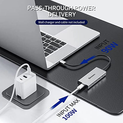 Minisopuru USB C Hub 10Gbps – USB 3.2 Type-C to USB Adapter with 100W PD for MacBook Pro, iMac & PC Accessories