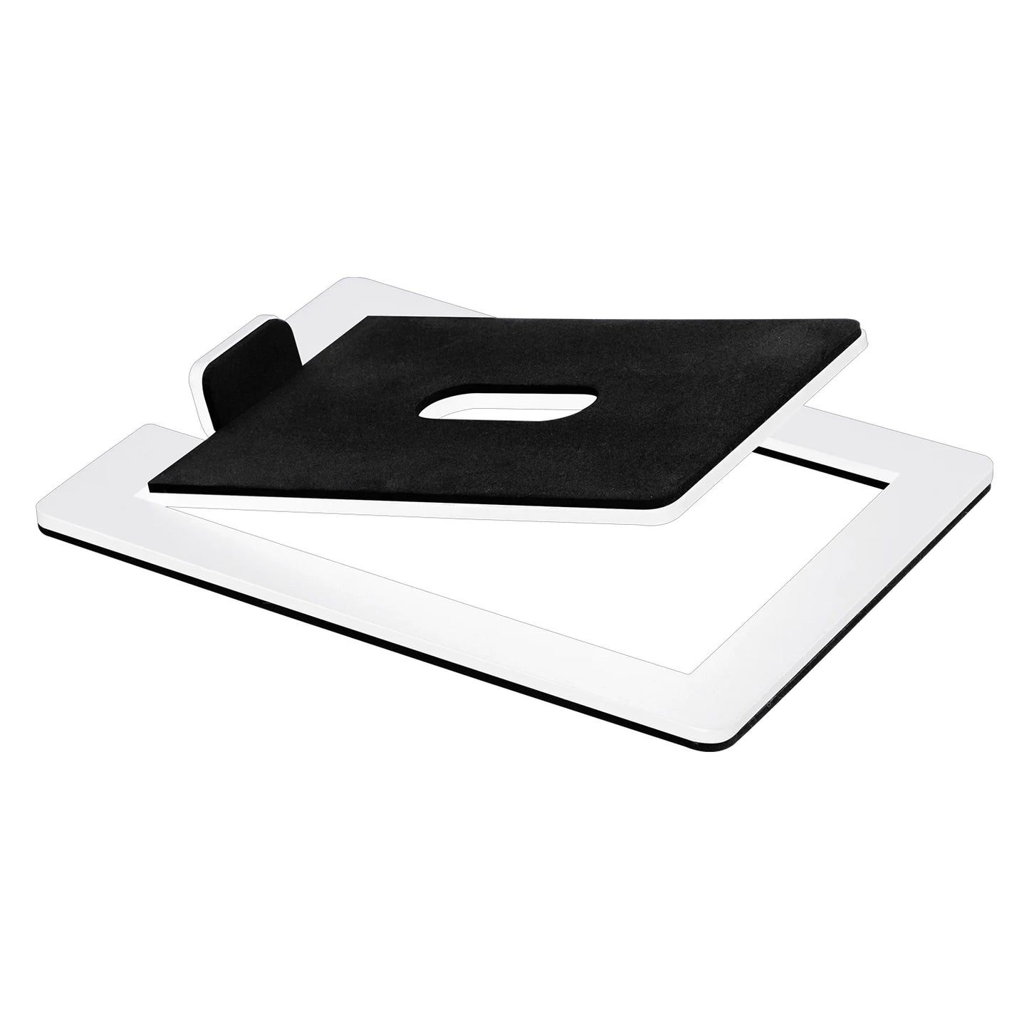 Carbon Steel Speaker Stand Base - Shock Absorbing Tabletop Audio Support