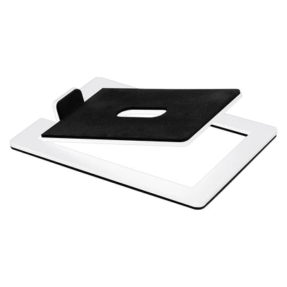 Carbon Steel Speaker Stand Base - Shock Absorbing Tabletop Audio Support