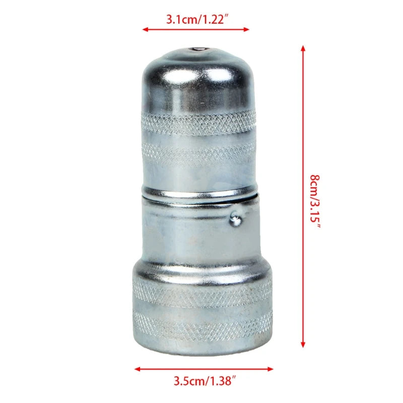 Stainless Steel Car Battery Post Terminal Cleaner Tool - Silver Vehicle Maintenance Brush U90C