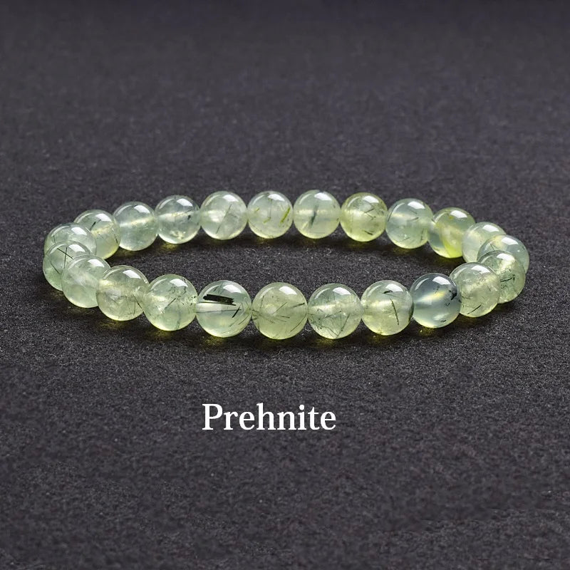 Genuine Natural Stone Beaded Bracelet – Apatite, Lapis Lazuli, Agate & Tiger Eye High Quality Crystal Gem Jewelry Bangle for Men & Women