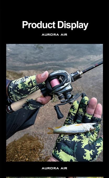 Histar Aurora AIR BFS Baitcasting Reel – Light Lure AT7 Aluminum Spool, 115G UL, 3D Dynamic Magnetic Braking System
