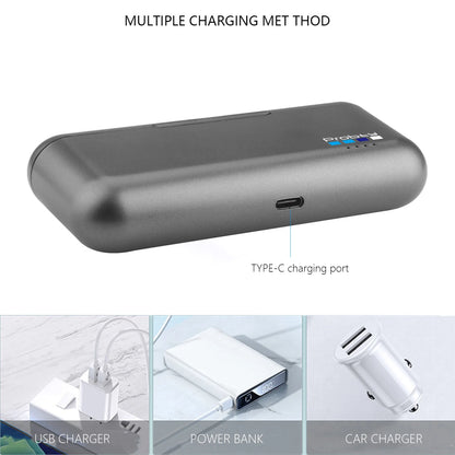 GoPro Enduro Battery 1850mAh & 3-Channel Charger - Replacement Batteries for HERO 9/10/11/12 Action Cameras