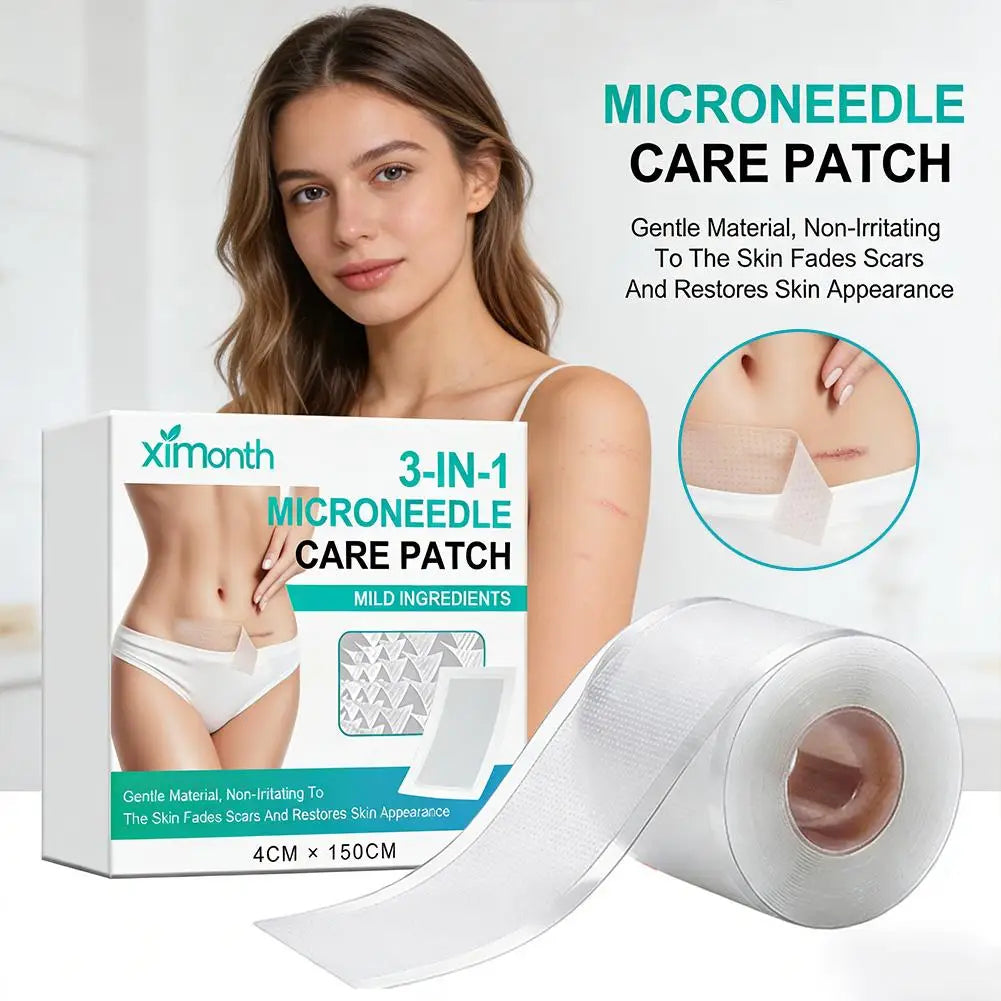 3-in-1 Microdarts Care Patches - Mild Microneedle Hydrocolloid Scar Sheets Self-Adhesive Skin Repair Bandages