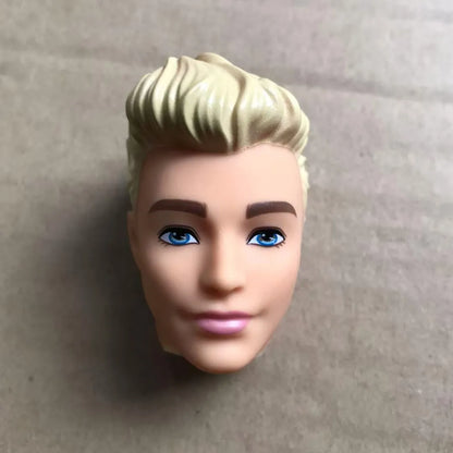 1/6 Male Doll Heads – DIY Ken Doll Parts for Beige Skin Dolls Accessories