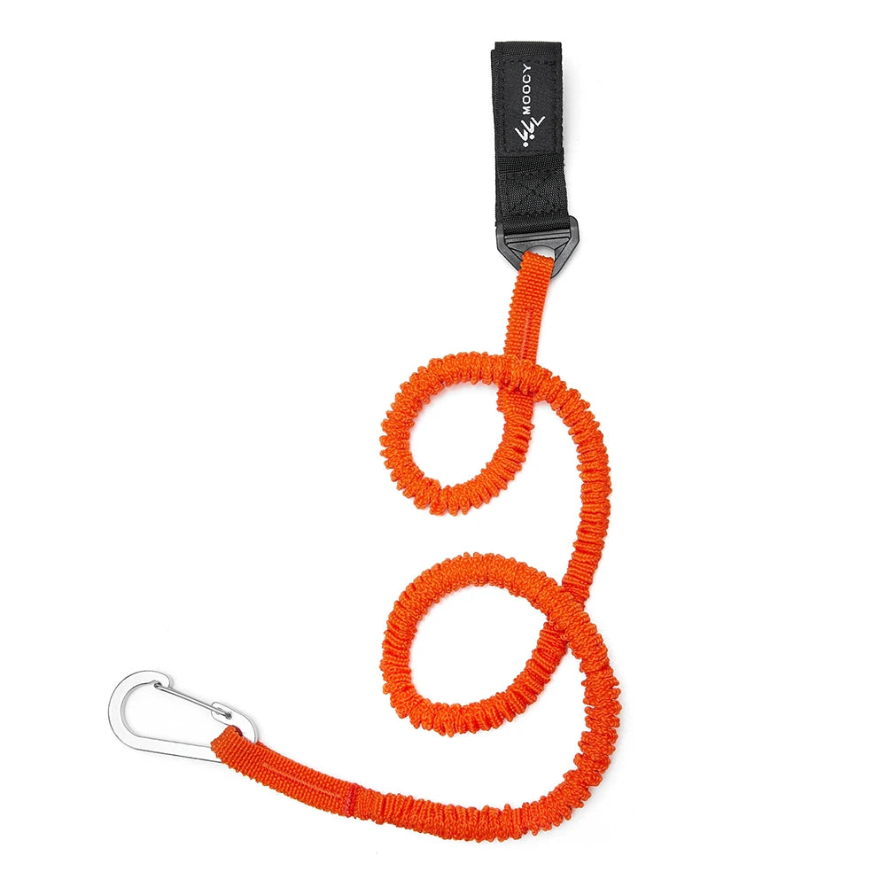 Elastic Kayak Paddle Leash – Adjustable Coiled Lanyard with Safety Hook for Fishing Rod, Pole & Rowing Boat Accessories