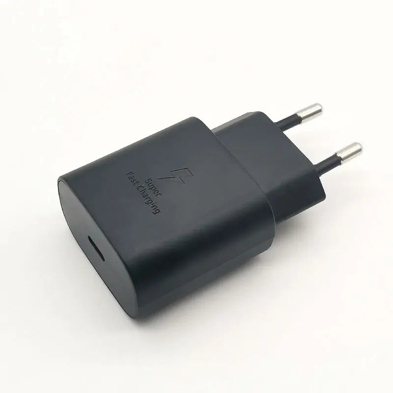 Samsung 25W USB-C PD Fast Charger - Super Fast Charging Adapter with Type-C Cable for Galaxy S20–S25, Z Flip, Z Fold & A55