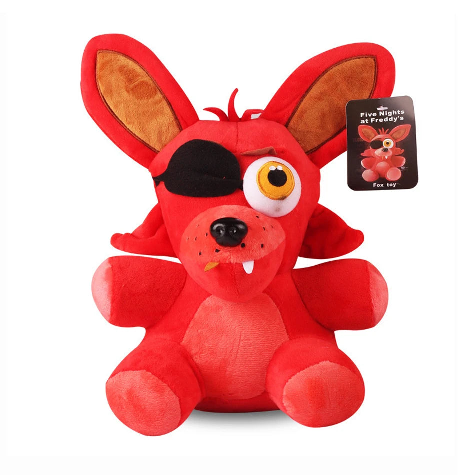 FNAF Freddy’s 18cm Plush Toy – Stuffed Bear & Rabbit Game Plush for Kids Birthday & Christmas Gift