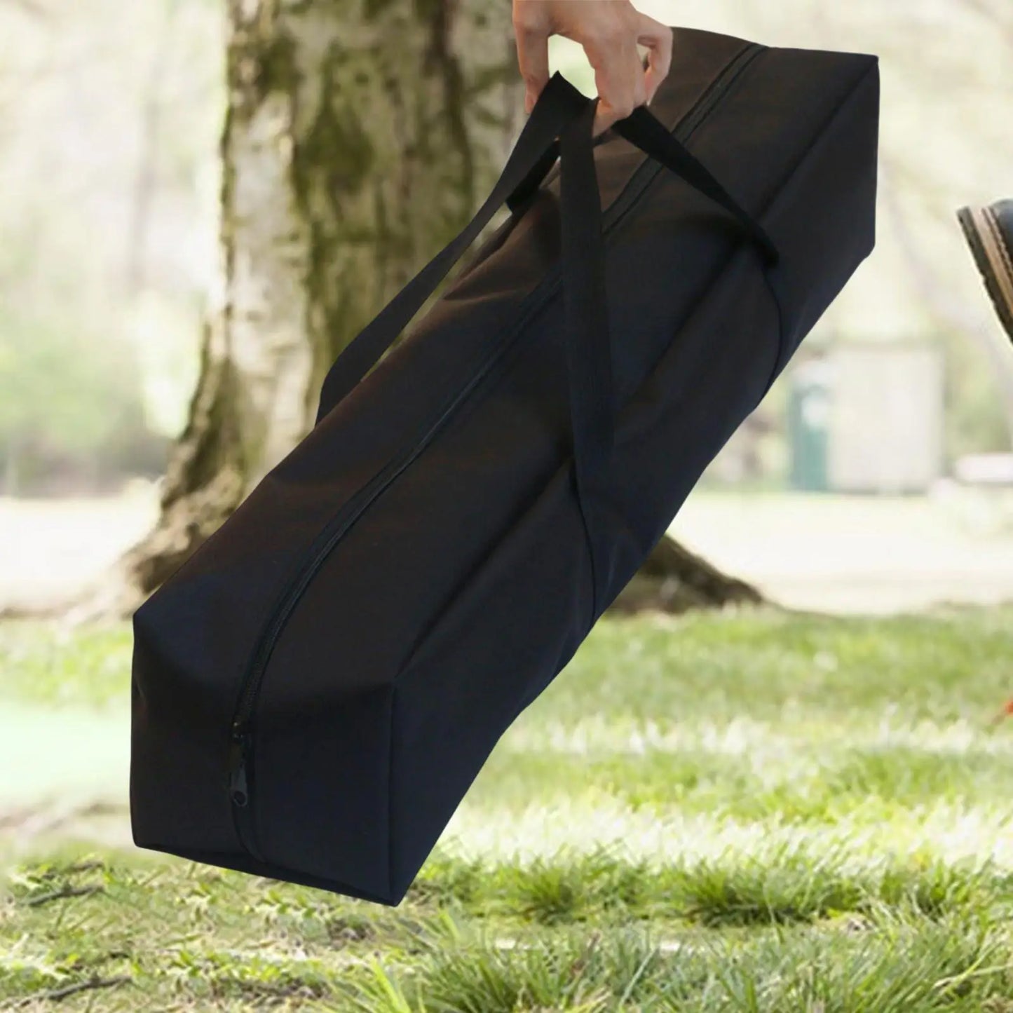 Water-Resistant Oxford Cloth Tent Pole Bag: Multifunction Camping Organizer with Handle for Storage - Ideal Trekking Pole Accessory