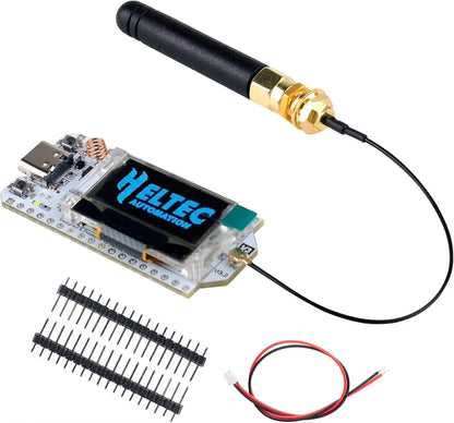 Heltec LoRa 32 V3 ESP32 Development Board - SX1262, WiFi & BLE, 0.96" OLED, 915MHz Antenna for Arduino IoT