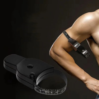 Fitness Ruler Automatic Telescopic Tape Measure – Portable Multifunctional Caliper for Body Measurements, Arm, Leg, and Baby – For Men and Women