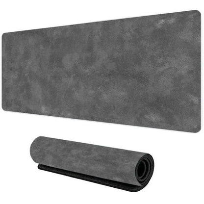 Gray Texture XXL Gaming Mouse Pad – Large 90x40cm Rubber Anti-Slip Desk Mat for Computer Office and Gaming