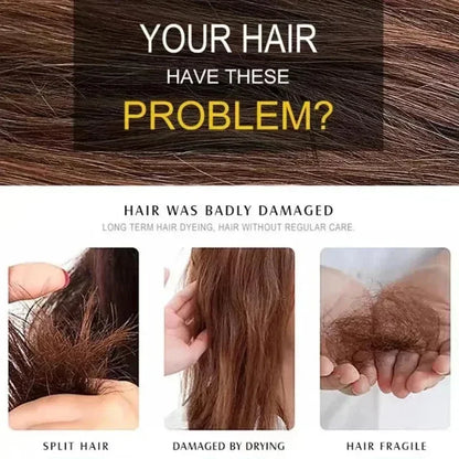 Magic Hair Vitamin Capsules with Keratin Oil – Fast Restore for Soft, Smooth, Shiny Hair & Deep Moisturizing Frizzy Scalp Care