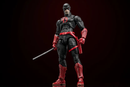 FlefToys Marvel Daredevil Action Figure — 8" Classic Red Shadowland Reborn Black, Devil Defenders Matt Murdock Legends In Stock