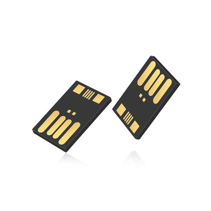 Super Mini USB Flash Drive – Ultra-Thin High-Speed Memory Stick 64GB/32GB/16GB/8GB in Black, Creative Gift Pendrive