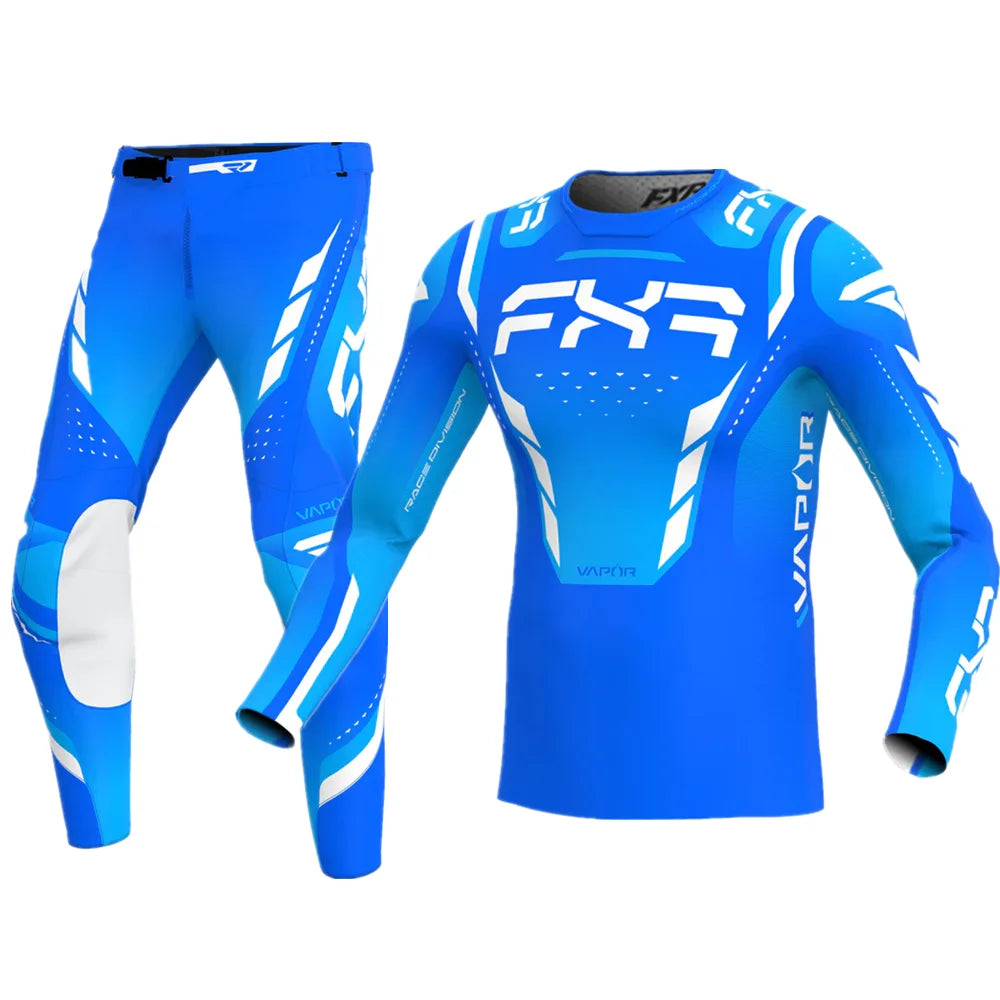 FXR 2025 PODIUM/CLUTCH PRO Gear Set – Dirt Bike Motocross Jersey & Pants Combo for Off-Road Riding