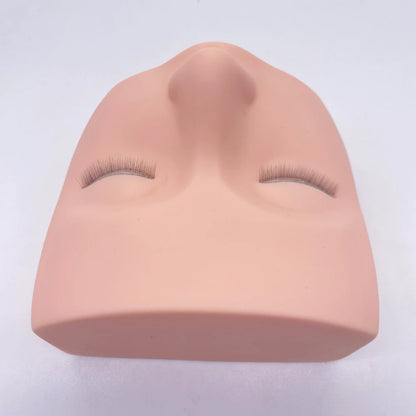 3D Eyelash Extension Mannequin Head – High-Quality Silicone Gel Practice Tool Realistic Skin Texture