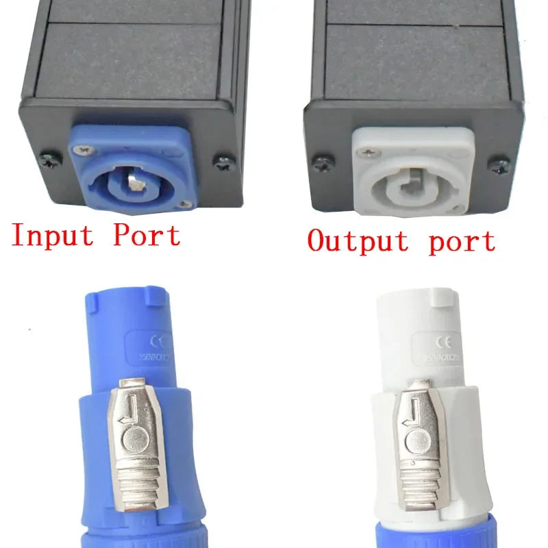 Chassis Light Connector – LED Power Connector AC Coupler Adapter Extender, NAC3MPA/NAC3MPB Aviation Socket 1-13AC