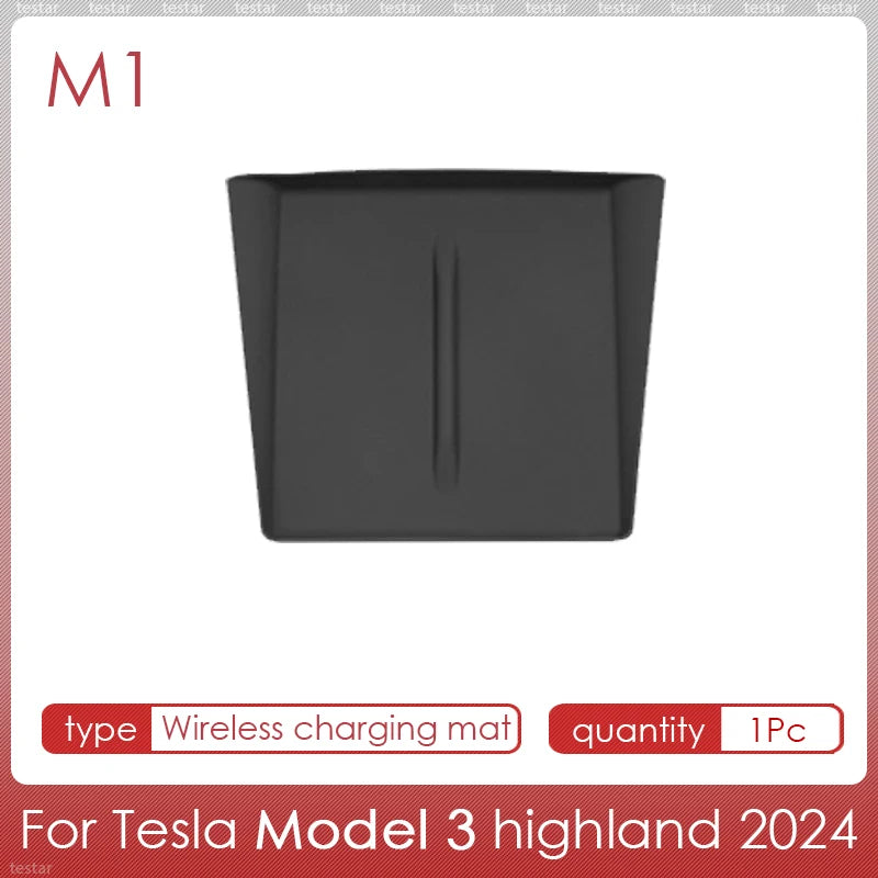 Tesla Model 3 Highland 2024 Center Console Storage Box – Armrest Organizer Accessory for Model 3 Stowing & Tidying