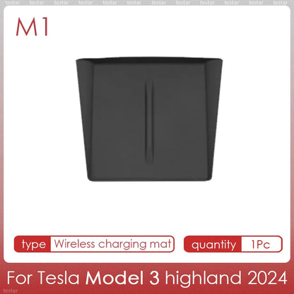 Tesla Model 3 Highland 2024 Center Console Storage Box – Armrest Organizer Accessory for Model 3 Stowing & Tidying