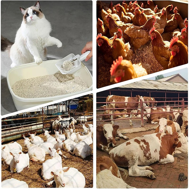 Stretchable Chicken Coop & Cat Litter Scooper – Pet Cleaning Shovel Tool for Easy Waste Separation and Debris Removal, Pet Supplies Accessory (Black)