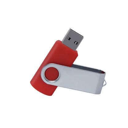 USB Flash Drive 2.0 Metal Swivel Pendrive – 16GB 32GB 64GB 128GB Portable Memory Stick