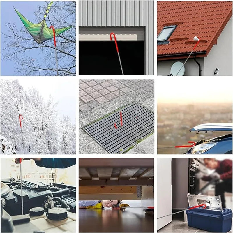 EAFC 21/18PCS Car Door Tool Kit - Inflatable Air Pump, Auto Window Door Opener, Fixing Gripper Tools, Long Reach Kit with Carrying Bag