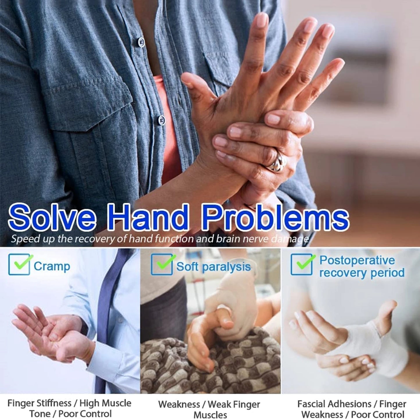Rehabilitation Robot Glove for Hand & Finger Training | Stroke Hemiplegia Devices | Hand Function Recovery Aid