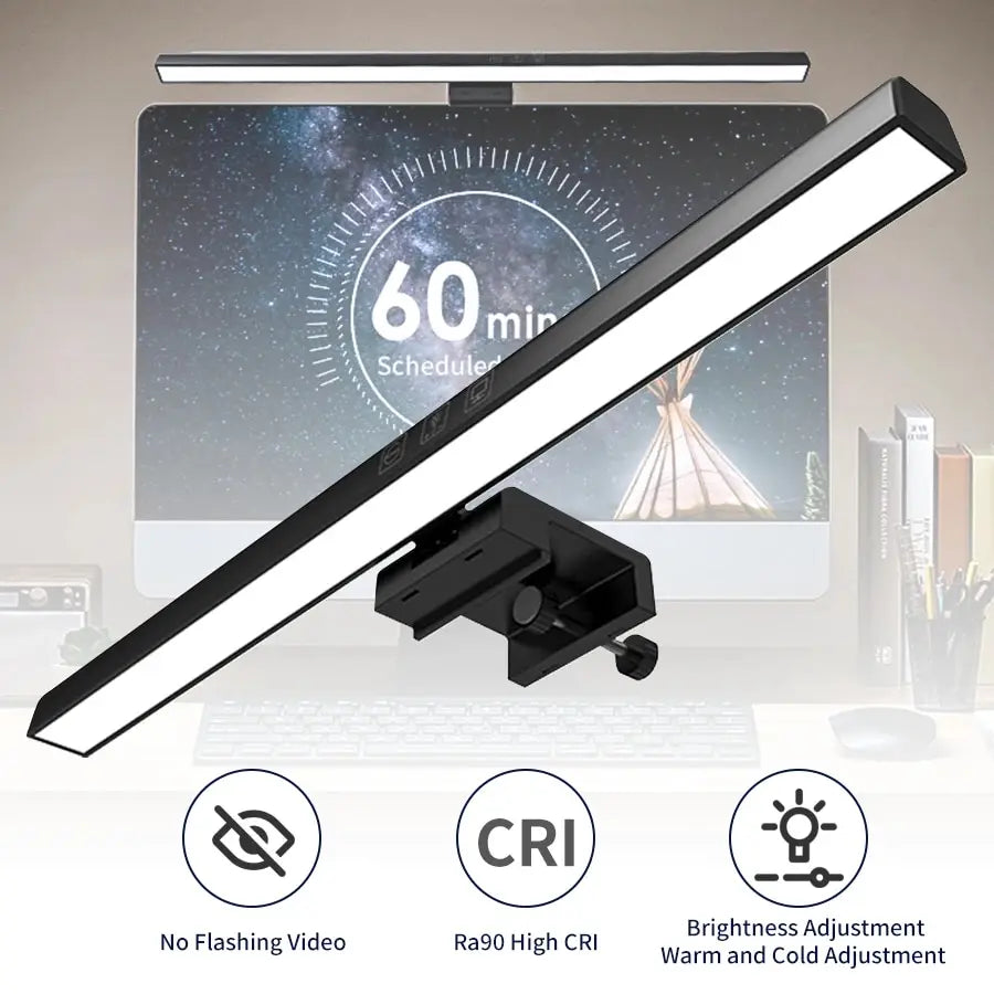 LED Monitor Light Bar Desk Lamp – 33cm & 50cm USB-Powered Dimmable Screen Light for Office & Reading