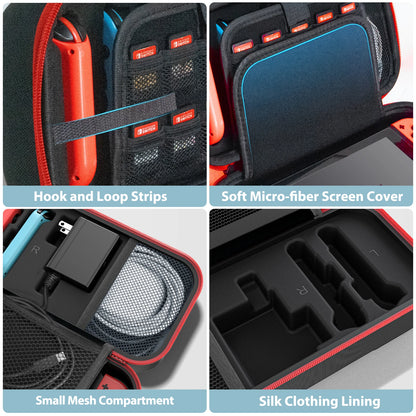 OIVO Large Storage Bag for Nintendo Switch — Portable Waterproof & Anti-Scratch Carrying Case for Switch OLED