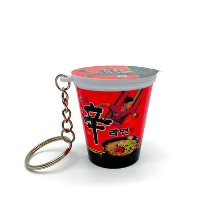 Simulation Instant Noodles Keychain – Mini Snack Phone Pendant Bag Charm, Christmas and New Year Gift Accessory