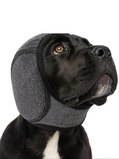 Dog Noise Reduction Ear Muffs — Waterproof Sound-Insulating Headgear for Swimming & Emotional Soothing