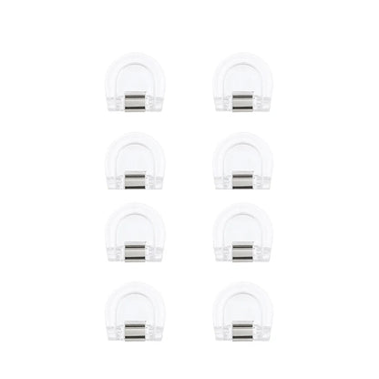 8PCS Invisible Pant Hem Clips - Non-Slip Leg Shortening Clips for Clothing Adjustment & Quick Fixing